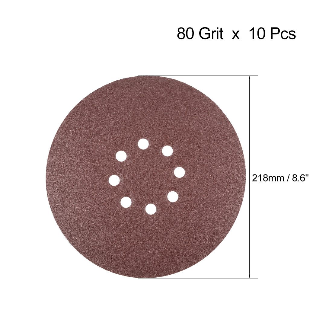 Harfington 8-hole Hook Loop Sanding Disc Flock Sandpaper