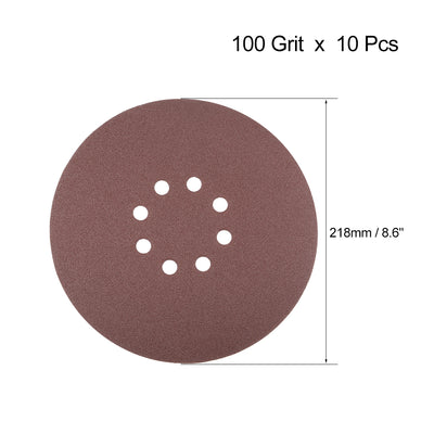 Harfington 8-hole Hook Loop Sanding Disc Flock Sandpaper