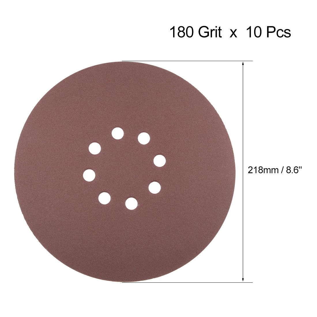 Harfington 8-hole Hook Loop Sanding Disc Flock Sandpaper