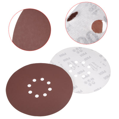 Harfington 8-hole Hook Loop Sanding Disc Flock Sandpaper