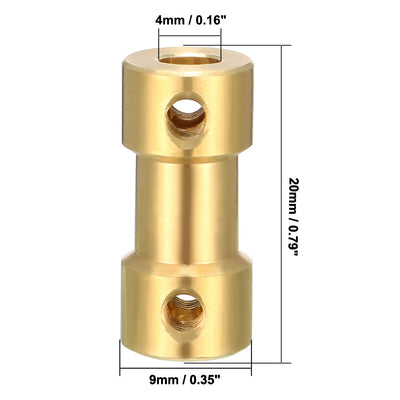 Harfington Shaft  4mm x 4mm Connector Adapter for RC Airplane Boat Motor L20XD9
