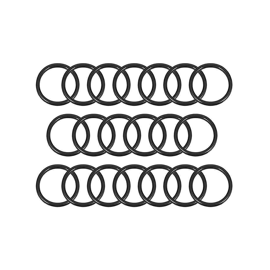 Harfington O-Rings Nitrile Rubber Gasket, Width, 20 pcs