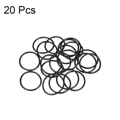 Harfington O-Rings Nitrile Rubber Gasket, Width, 20 pcs