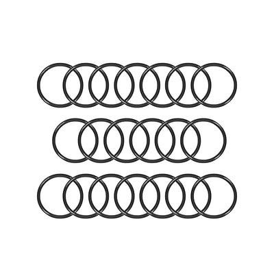 Harfington O-Rings Nitrile Rubber Gasket, Width, 20 pcs