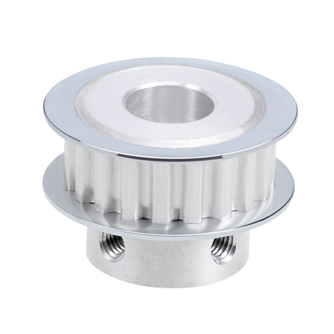 Harfington 5.08mm Pitch 20 Teeth 12mm Bore Timing Belt Pulley Flange for 10mm Belt