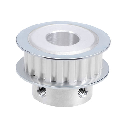 Harfington 5.08mm Pitch 20 Teeth 12mm Bore Timing Belt Pulley Flange for 10mm Belt