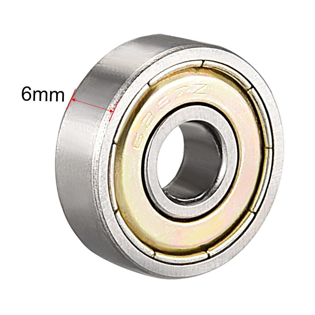 uxcell Uxcell Deep Groove Ball Bearings Metric Double Shielded Carbon Steel Z1 Level