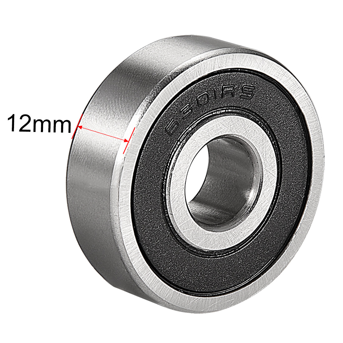 Harfington Deep Groove Ball Bearings Metric Single Sealed Chrome Steel P0 Z2 Level