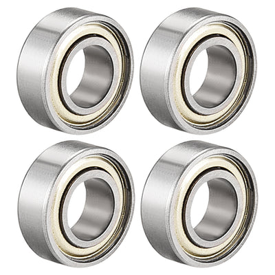 Harfington Uxcell Deep Groove Ball Bearings Metric Double Shielded Carbon Steel Z1 Level