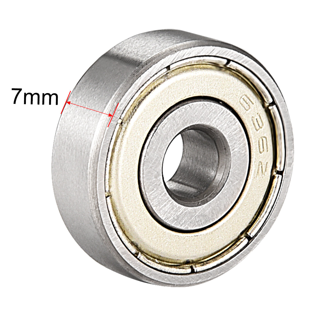 Harfington 5PCS Deep Groove Ball Bearing 636Z Single Shield, 6mmx22mmx7mm Chrome Steel Bearings