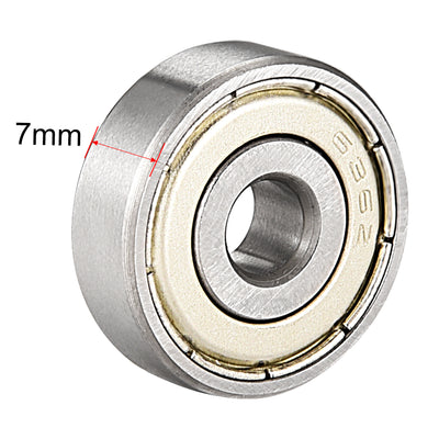 Harfington 10PCS Deep Groove Ball Bearing 636Z Single Shield, 6mmx22mmx7mm Chrome Steel Bearings