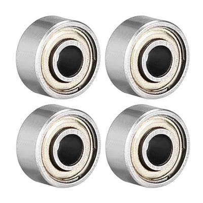 Harfington Uxcell Deep Groove Ball Bearings Metric Double Shielded Carbon Steel Z1 Level