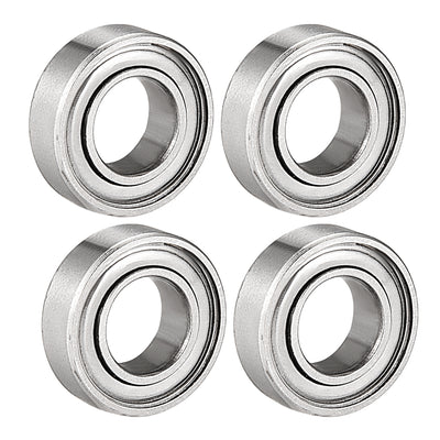 Harfington Uxcell Deep Groove Ball Bearings Metric Double Shielded Carbon Steel Z1 Level