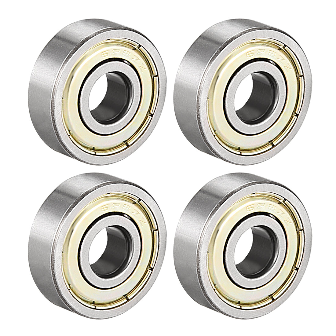 uxcell Uxcell Deep Groove Ball Bearings Metric Double Shielded Carbon Steel Z1 Level
