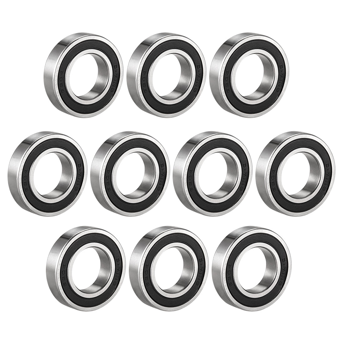 uxcell Uxcell Deep Groove Ball Bearings Metric Double Sealed Carbon Steel Z1