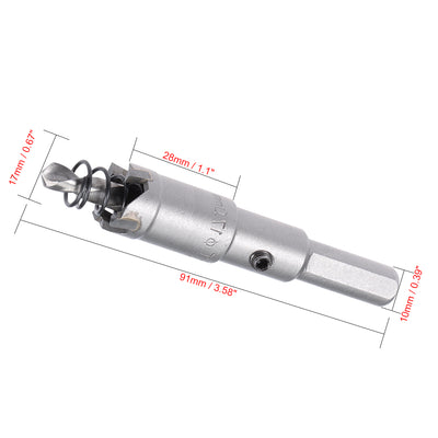 Harfington Carbide Hole Saw Cutter Bore Bit for Stainless Steel