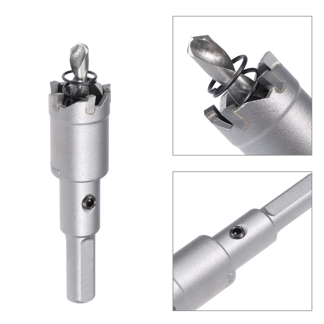 Harfington Carbide Hole Saw Cutter Bore Bit for Stainless Steel