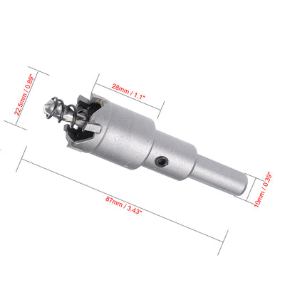 Harfington Carbide Hole Saw Cutter Bore Bit for Stainless Steel