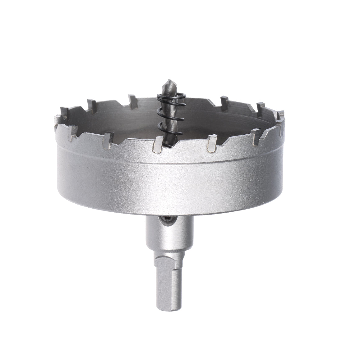 Harfington Carbide Hole Saw Cutter Drill Bit for Stainless Steel Gray