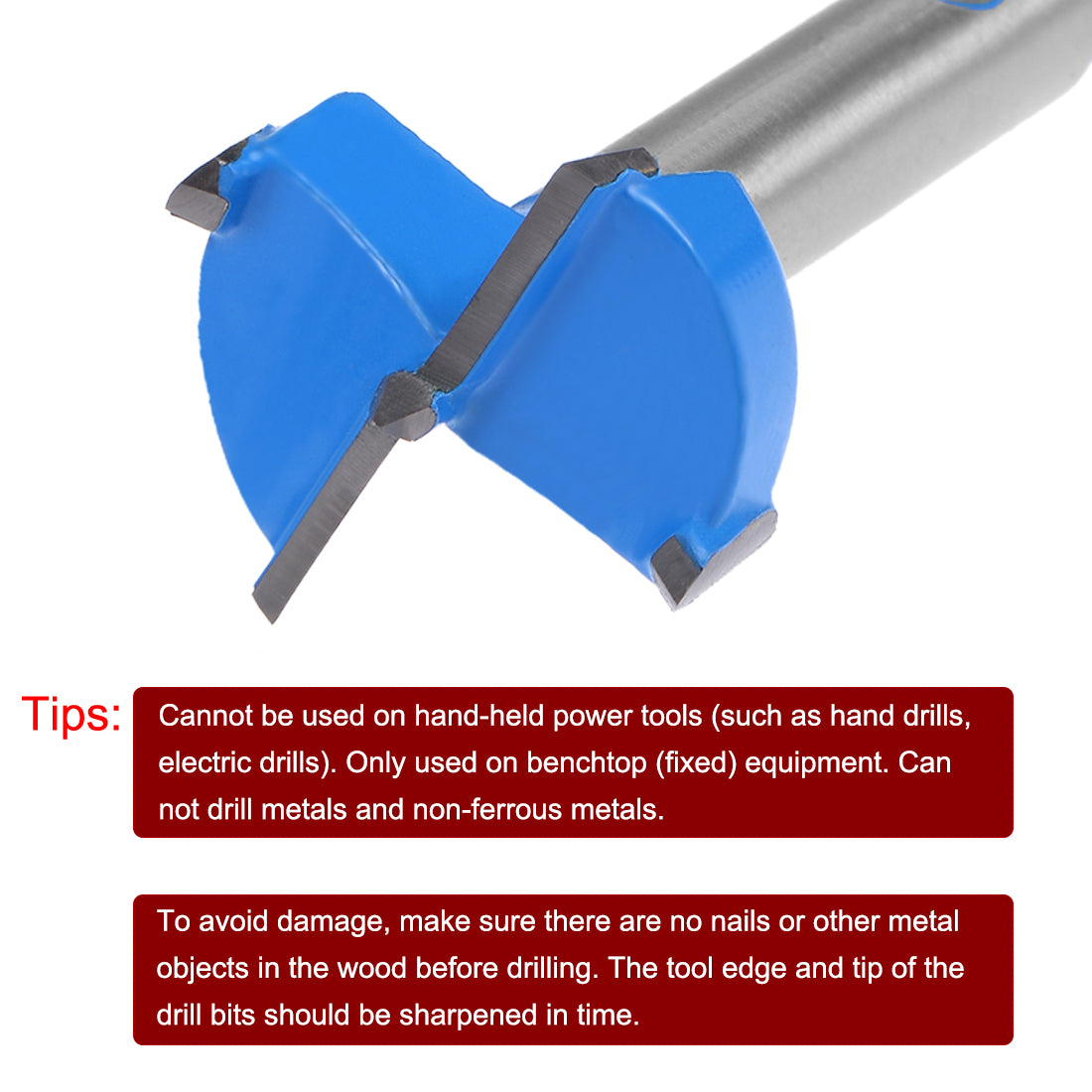 Harfington 2000rpm Carbide Hinge Boring Forstner Drill Bit