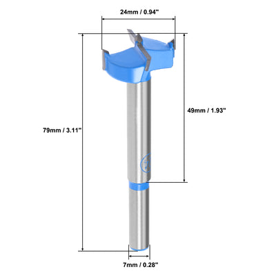Harfington 2000rpm Carbide Hinge Boring Forstner Drill Bit