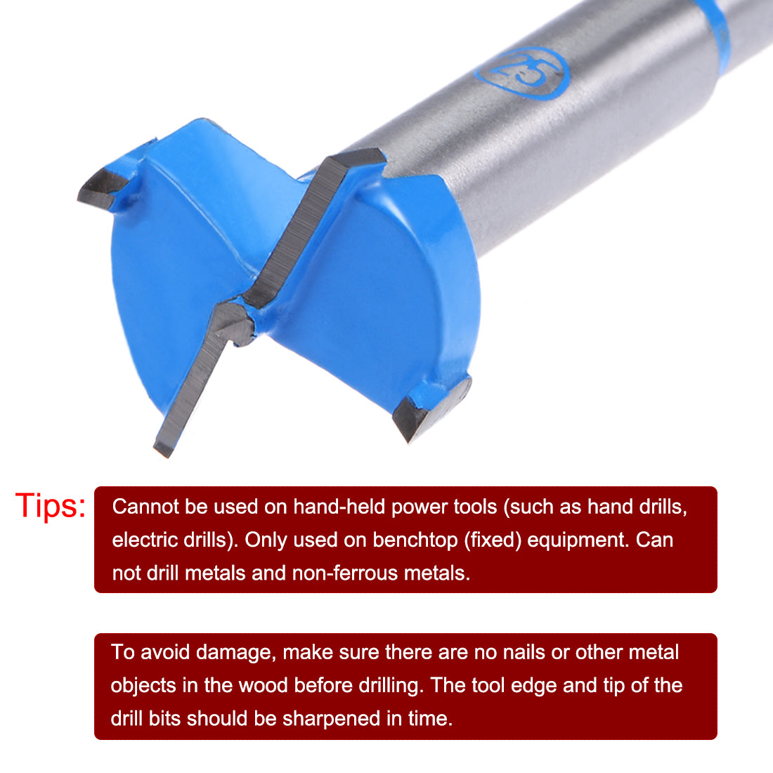 Harfington 2000rpm Carbide Hinge Boring Forstner Drill Bit
