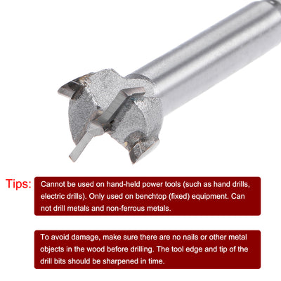 Harfington 7mm Dia Carbon Steel Hinge Boring Forstner Drill Bit