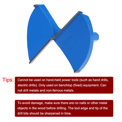 Harfington Hinge Boring Forstner Drill Bits, 95mm Diameter,12mm Shank