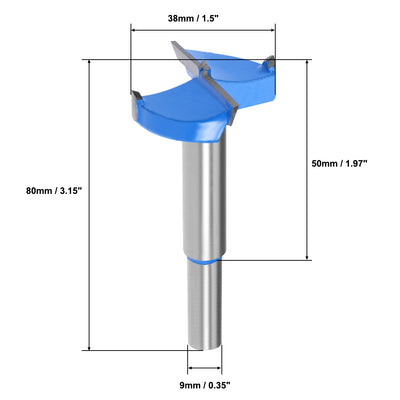 Harfington 2000rpm Carbide Hinge Boring Forstner Drill Bit