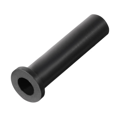 Harfington 15 Pcs PVC Strain Relief Cord Boot Protector Cable Sleeve Hose 32mm Long Black