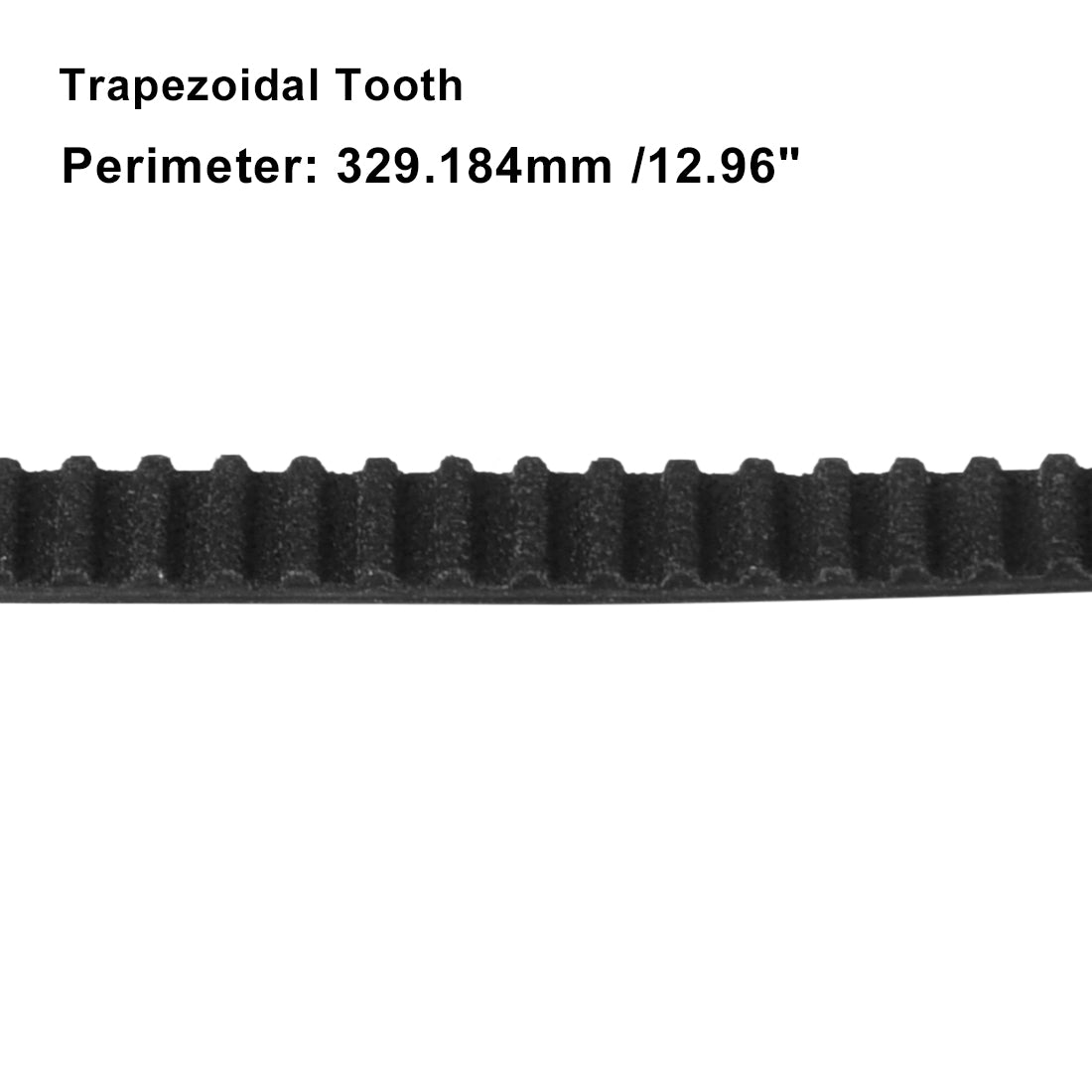Harfington 130MXL Rubber Timing Belt Synchronous Closed Loop Timing Belt Pulleys 6mm Width