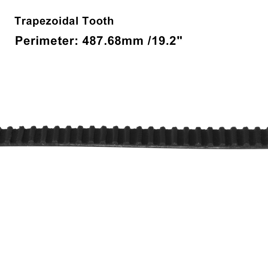 Harfington 192MXL Rubber Timing Belt Synchronous Closed Loop Timing Belt Pulleys 6mm Width
