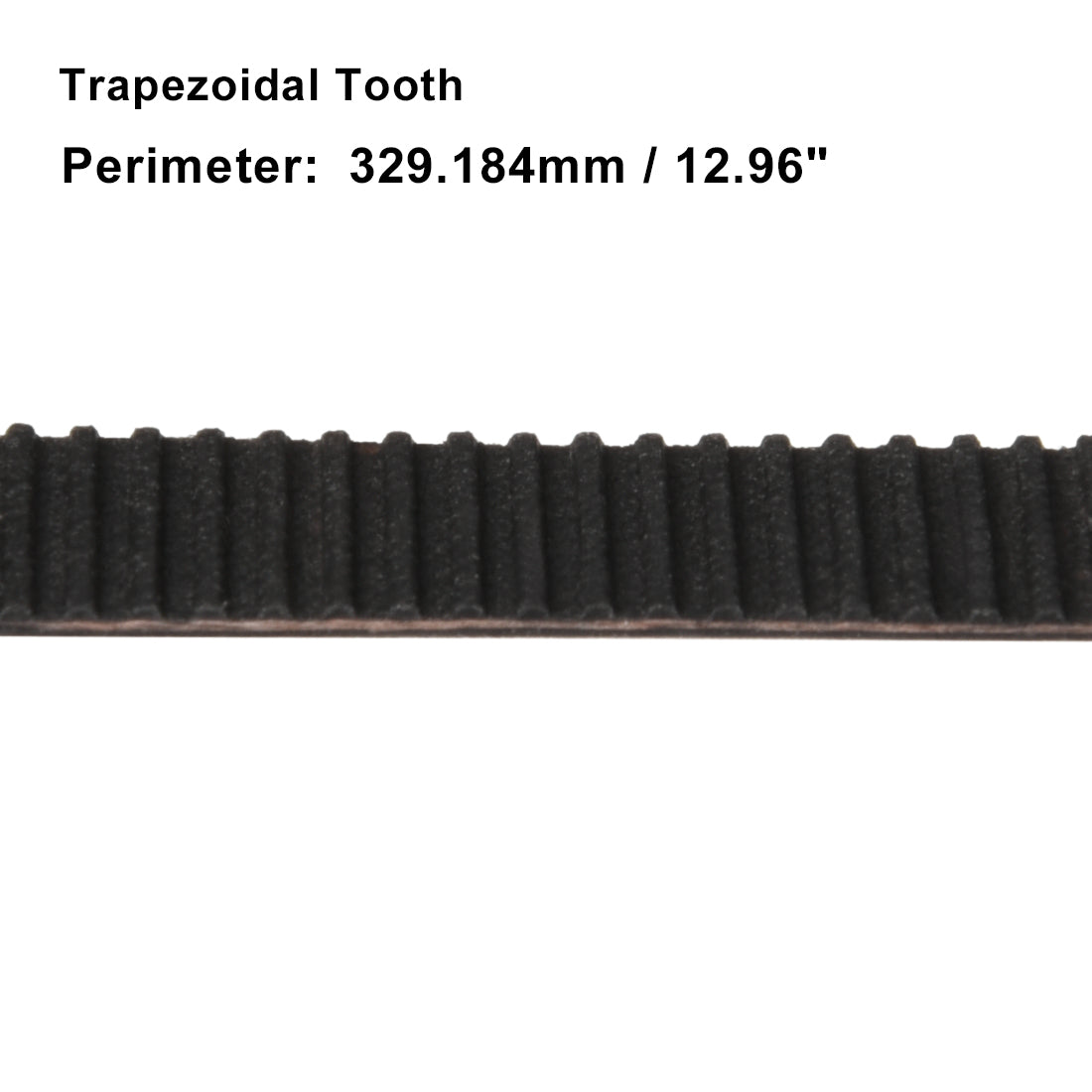 Harfington 130MXL Rubber Timing Belt Synchronous Closed Loop Timing Belt Pulleys 10mm Width