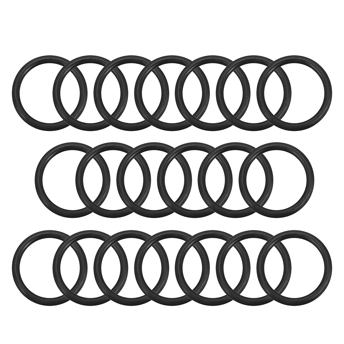 Harfington O-Rings Nitrile Rubber Gasket, Width, 20 pcs