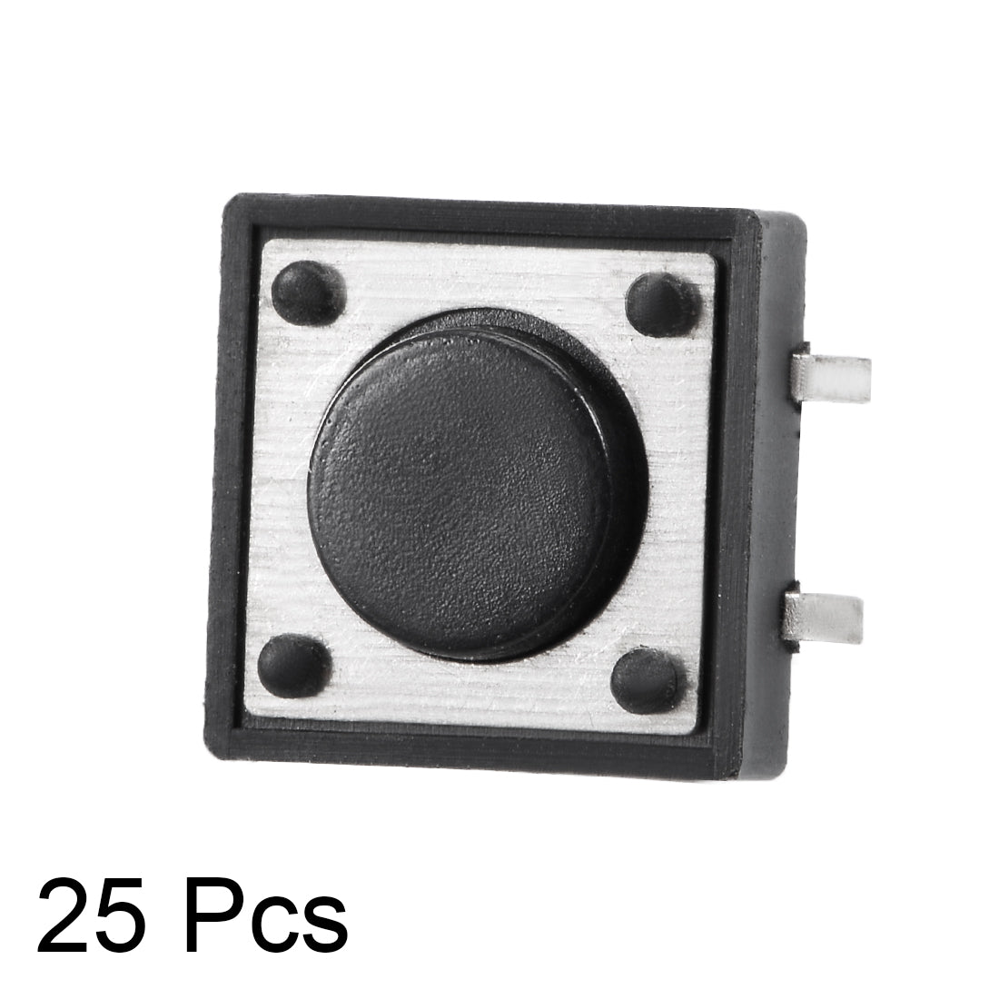 Harfington 12x12x4.3mm Panel Mini/Micro/Small PCB Momentary Tactile Tact Push Button Switch DIP 25PCS
