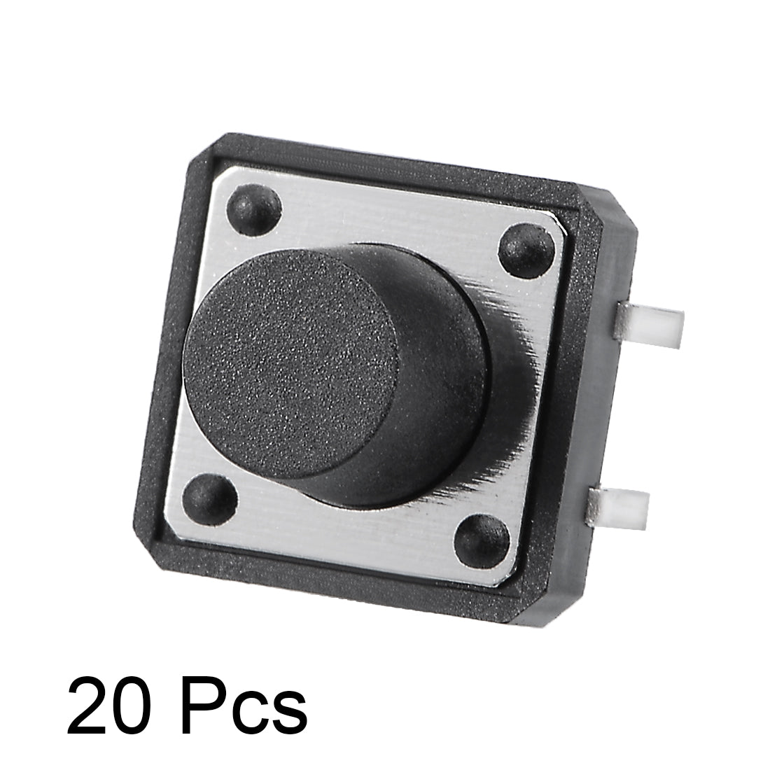 Harfington 12x12x8mm Panel Mini/Micro/Small PCB Momentary Tactile Tact Push Button Switch DIP 20PCS