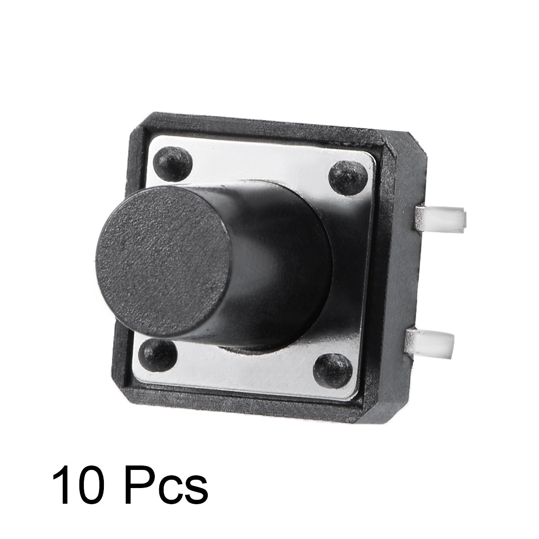 Harfington 12x12x12mm 4 Pin Panel Mini/Micro/Small PCB Momentary Tactile Tact Push Button Switch DIP 10PCS