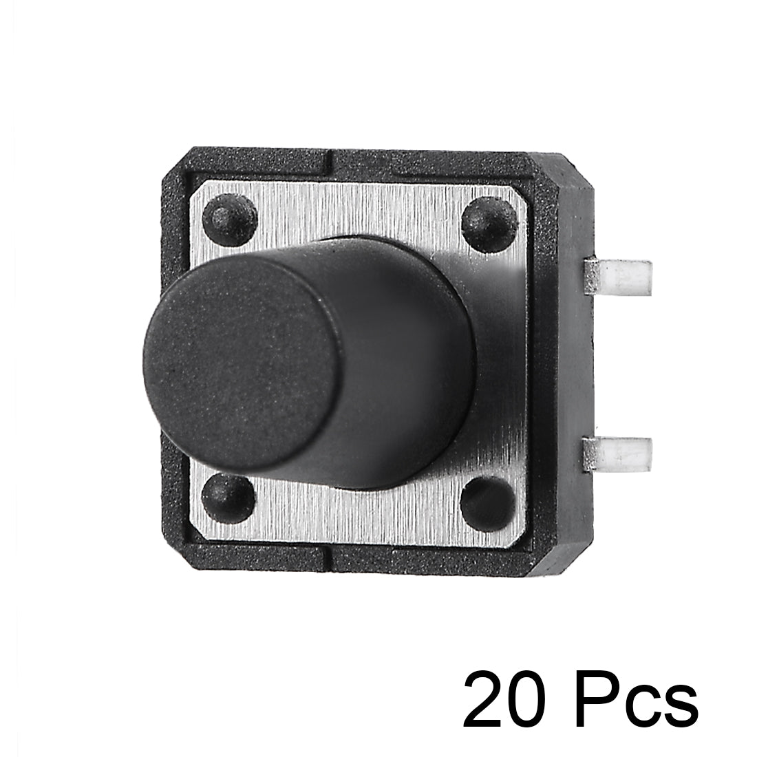 Harfington 12x12x12mm Panel Mini/Micro/Small PCB Momentary Tactile Tact Push Button Switch DIP 20PCS