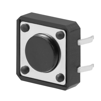 Harfington 12x12x7 Panel Mini/Micro/Small PCB Momentary Tactile Tact Push Button Switch DIP 90PCS