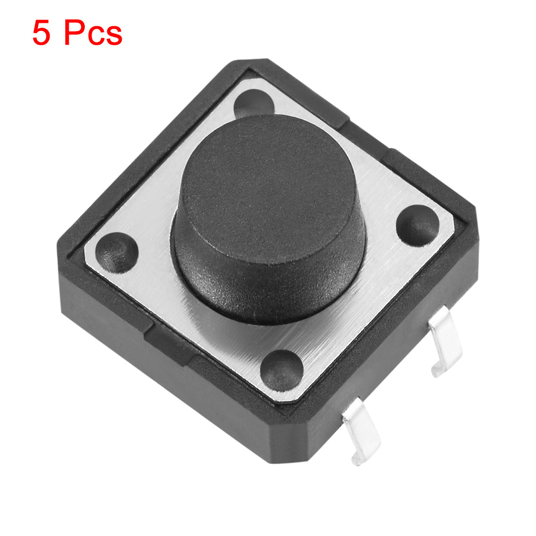 Harfington 12x12x7mm Size Panel Mini/Micro/Small PCB Momentary Tactile Tact Push Button Switch DIP 5PCS