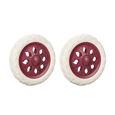 Harfington Shopping Cart Wheels Trolley Caster Replacement mm Dia Rubber Foaming 2pcs