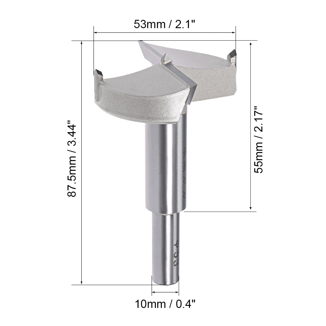 Harfington Carbide Round shank Hinge Boring Forstner Drill Bit