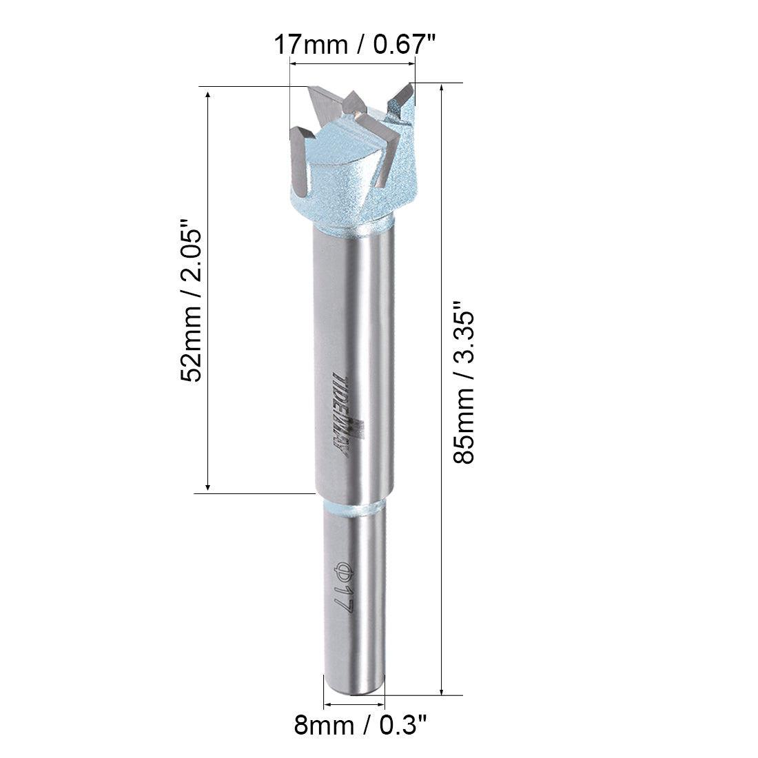 Harfington Hinge Boring Forstner Drill Bit with 10mm Round Shank