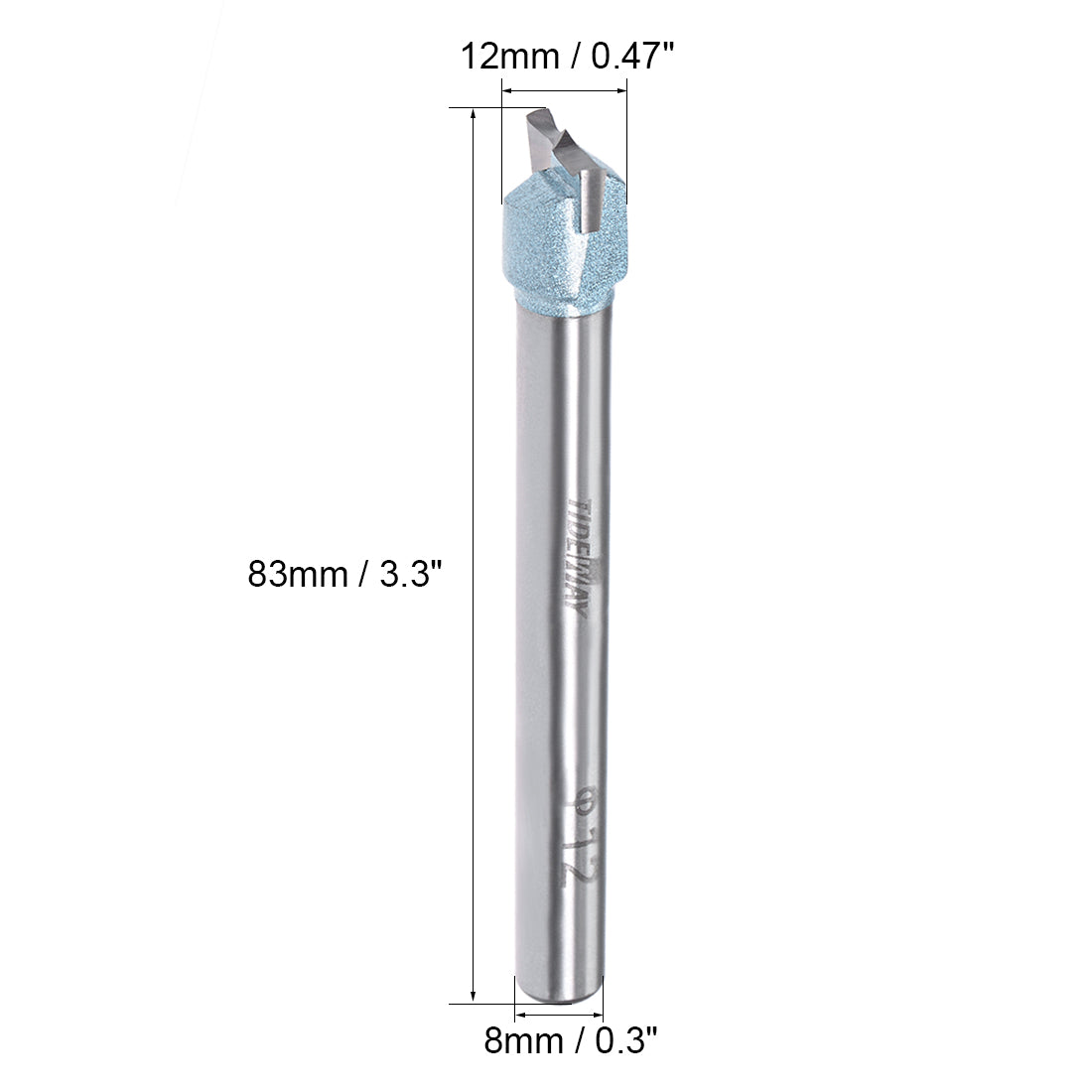 Harfington Hinge Boring Forstner Drill Bit with 10mm Round Shank