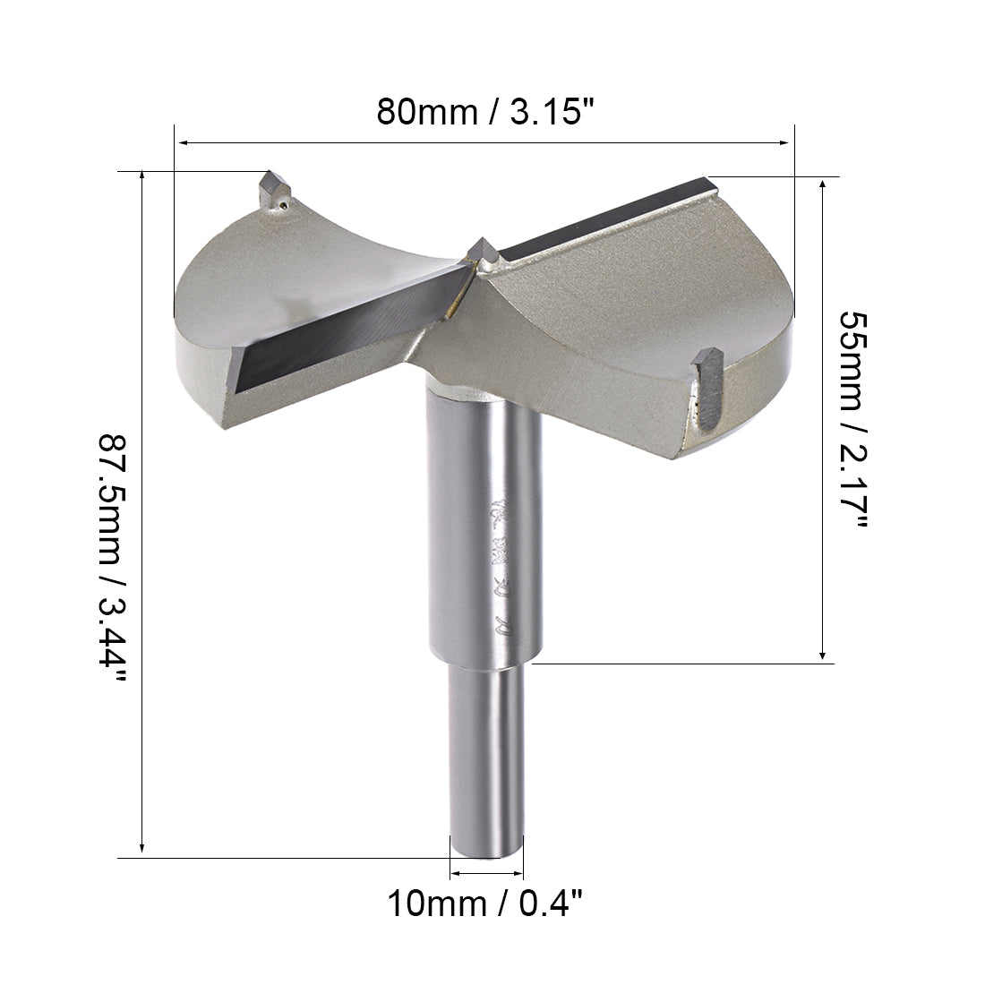 Harfington Carbide Round shank Hinge Boring Forstner Drill Bit
