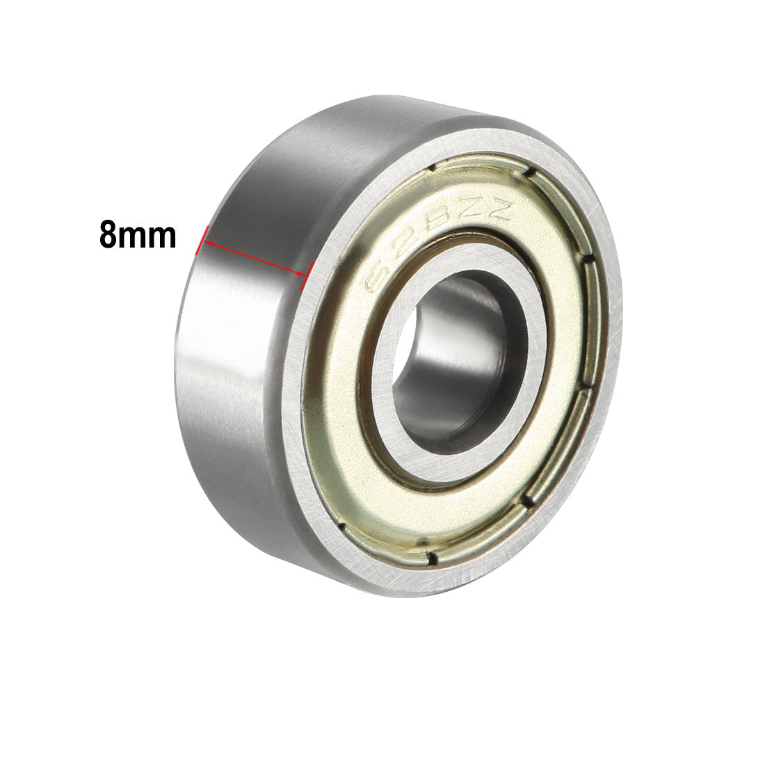uxcell Uxcell Deep Groove Ball Bearings Metric Double Shielded Chrome Steel Roller Z2