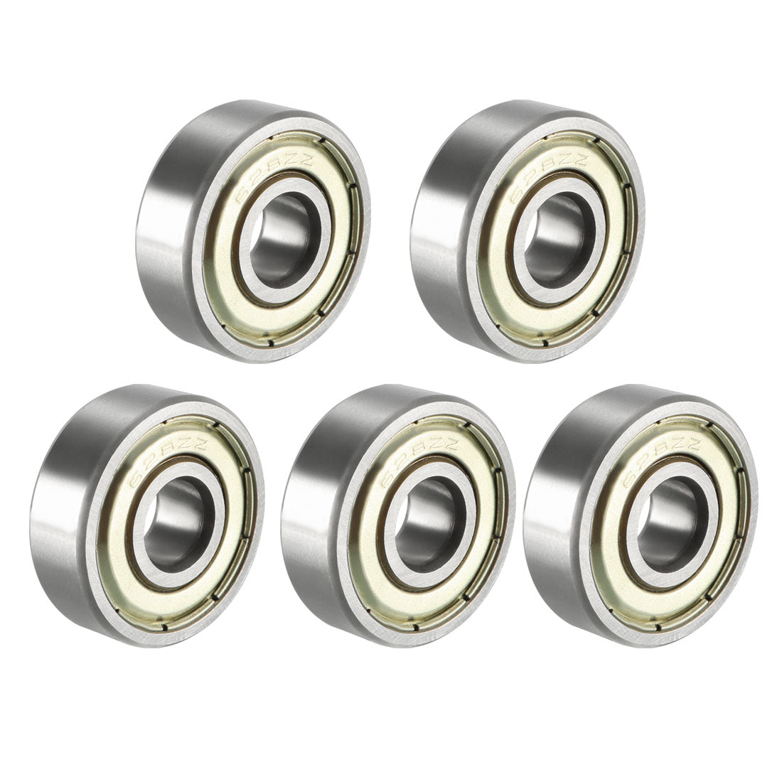 uxcell Uxcell Deep Groove Ball Bearings Metric Double Shielded Chrome Steel Roller Z2