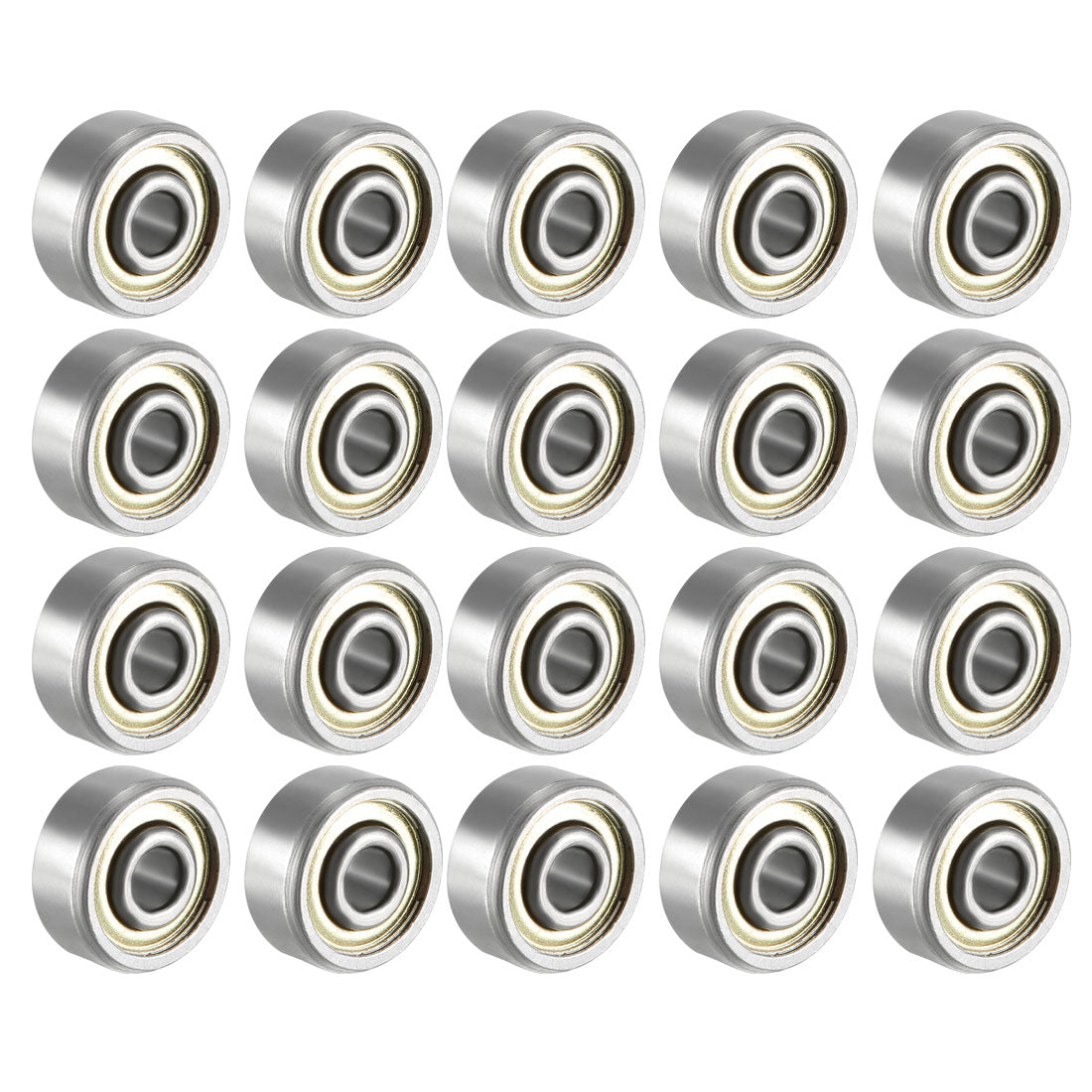 uxcell Uxcell Deep Groove Ball Bearings Metric Double Shield Carbon Steel