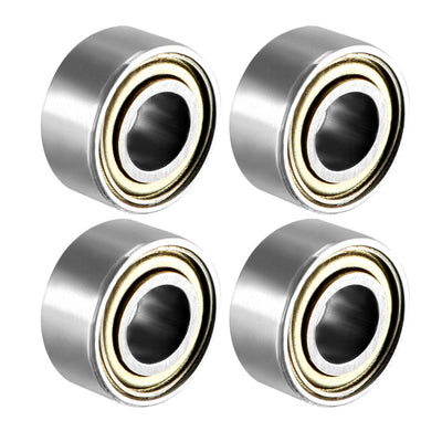 Harfington Uxcell Deep Groove Ball Bearings Metric Double Shielded Carbon Steel Z1 Level