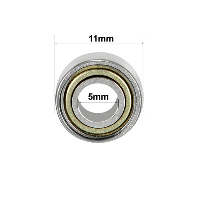 Harfington Uxcell Deep Groove Ball Bearings Metric Double Shield Carbon Steel